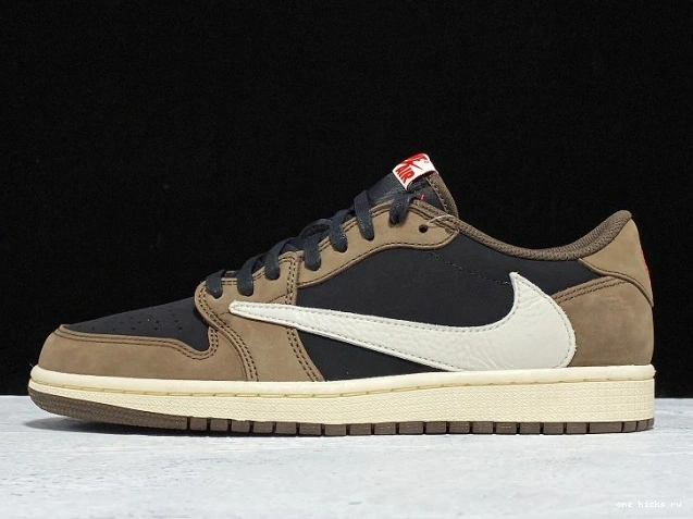 Rep Onekick Air Travis OG Mocha 1 Jordan Scott Low Dark x CQ4277-001 SP 0728